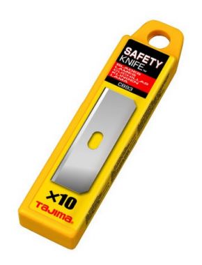 Лезвия TAJIMA SPARE BLADES для ножей 18 мм LC959XY 10 шт. в футляре CB93H ― TAJIMA SHOP