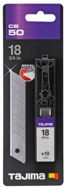Лезвия 18 мм TAJIMA СB-50 для LC-500,501,520,521/10 шт. СB50C/K1 ― TAJIMA SHOP