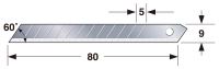 Лезвия обламывающиеся TAJIMA LB30-50H 9мм, 50шт LCB30-50H