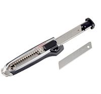 Нож Aluminist, 18 мм, серебристый алюминиевый корпус, 3 лезвия TAJIMA AC500B/S1