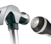 Cкребок ударный TAJIMA с жёстким лезвием 20 град., 500 мм PHR500H80