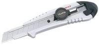 Нож TAJIMA Aluminist, 18 мм, серебристый алюминиевый корпус, 3 лезвия AC501SB