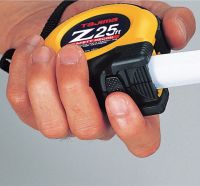 Рулетка Z LOCK 5м/25мм, цвет желтый, обрезиненный корпус TAJIMA Z5L50MG