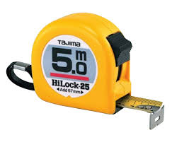 Рулетка TAJIMA HI LOCK 5м/25мм H5P50MY ― TAJIMA SHOP