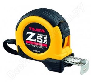 Рулетка TAJIMA Z LOCK 5м/25мм Z5L50MY ― TAJIMA SHOP