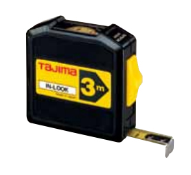 Рулетка TAJIMA IN LOCK 3м/13мм, с окошком INL30MY ― TAJIMA SHOP